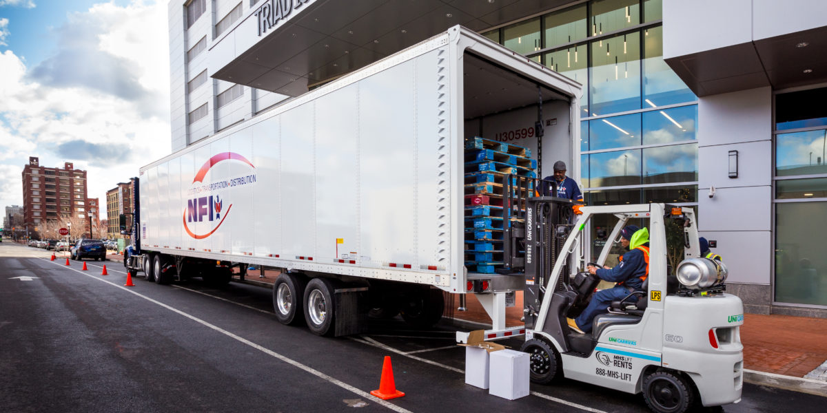nfi logistics truck