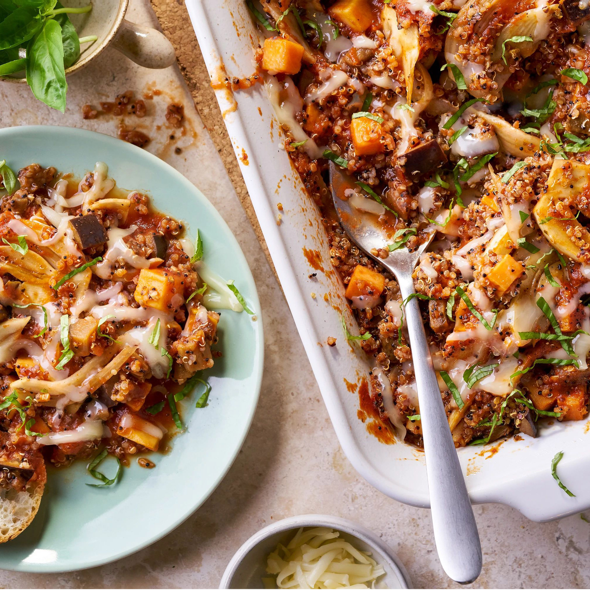 Low FODMAP Italian Quinoa Bake