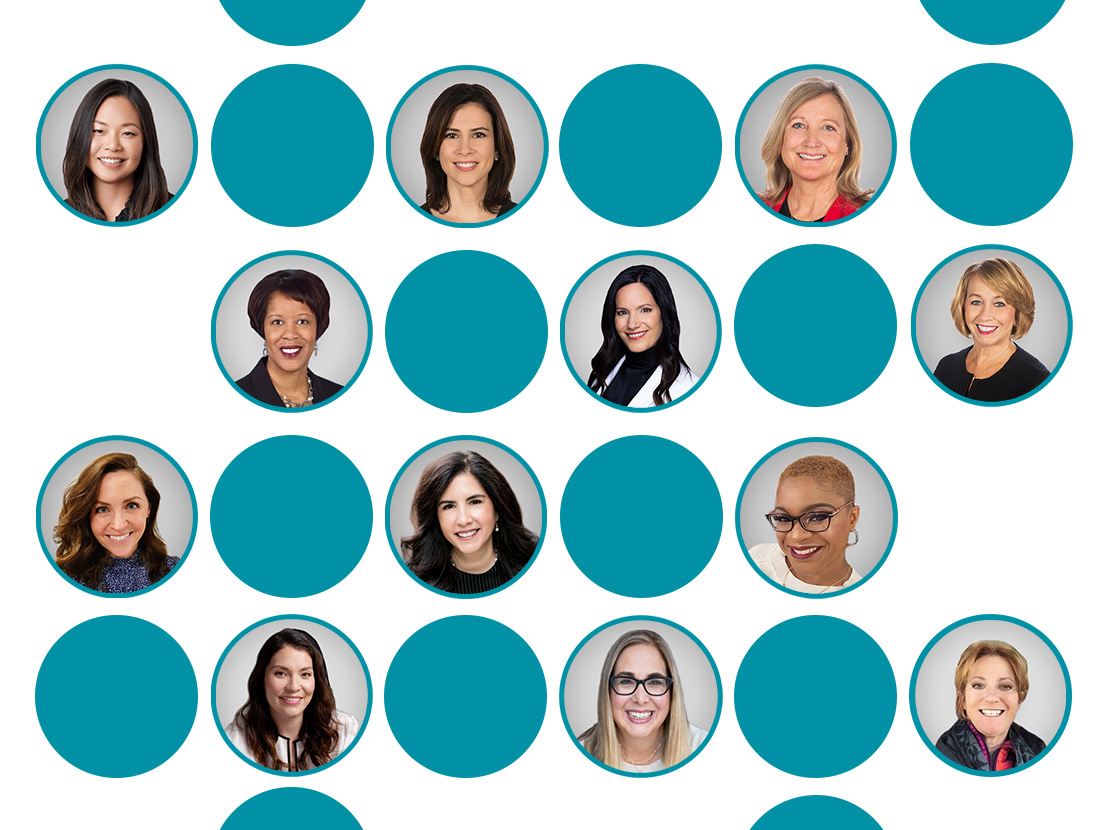 Headshots of women at Campbell featured in blog