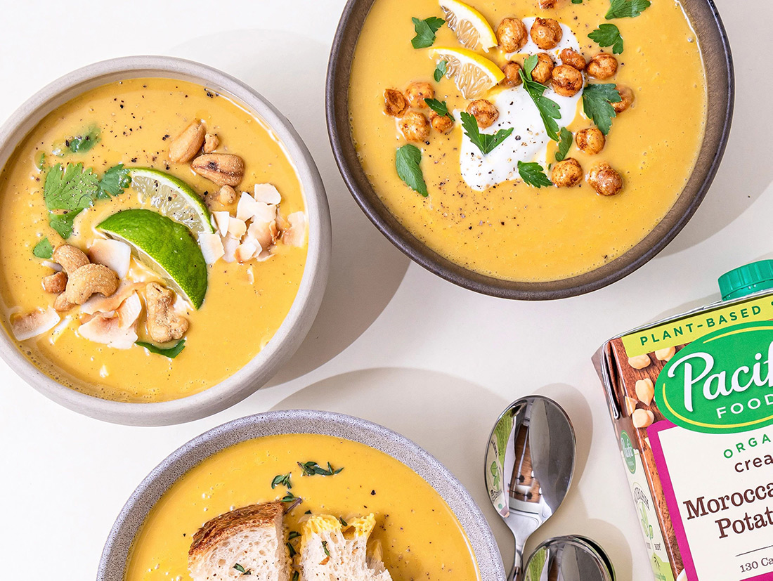 Organic Creamy Moroccan Sweet Potato Soup