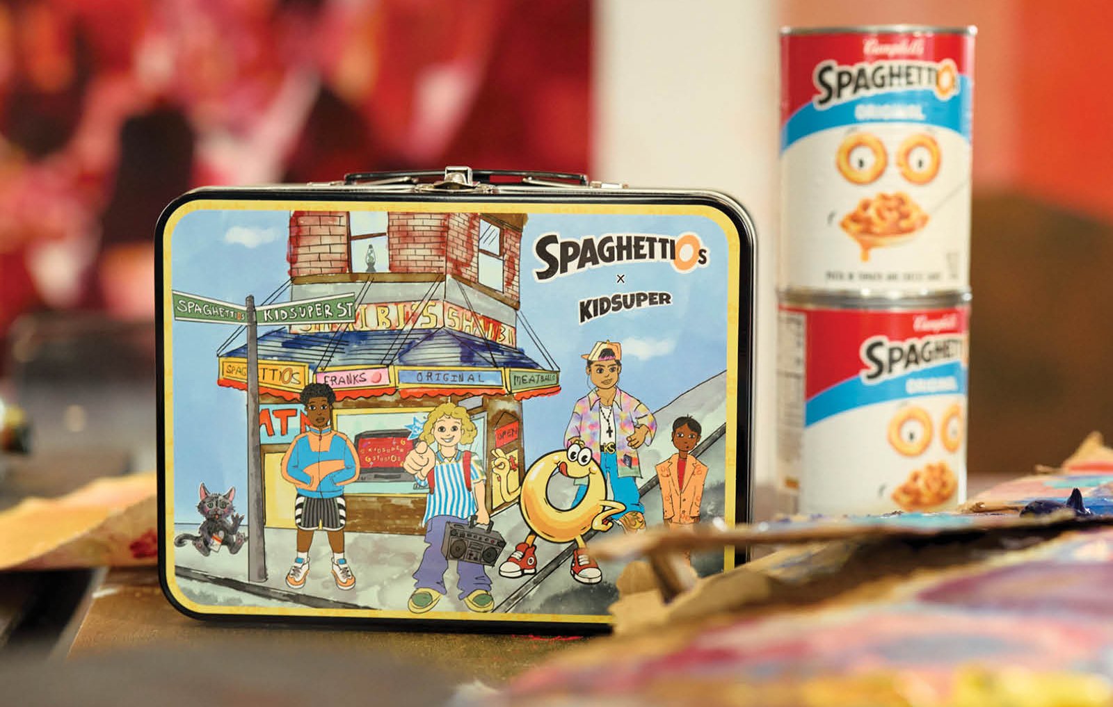 SpaghettiOs x KidSuper Lunchbox