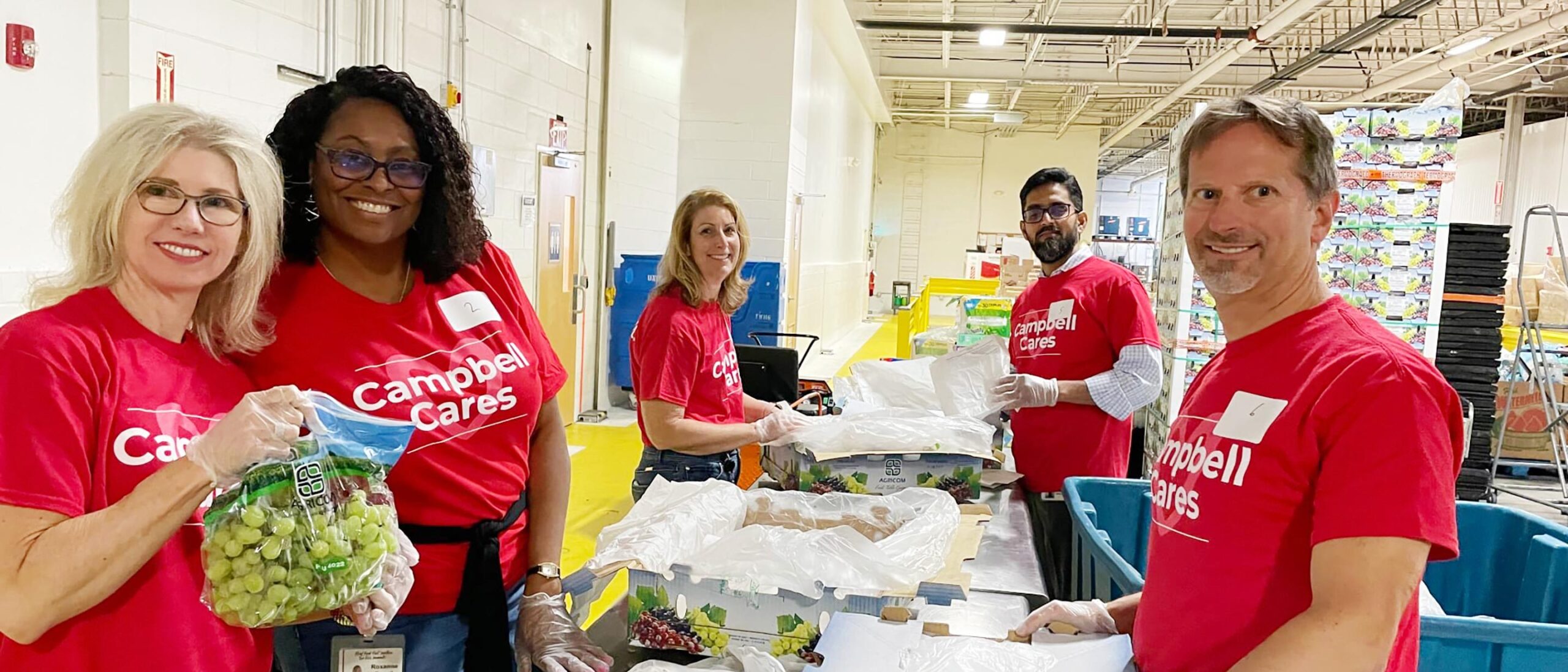 Campbell Cares Employees Volunteering