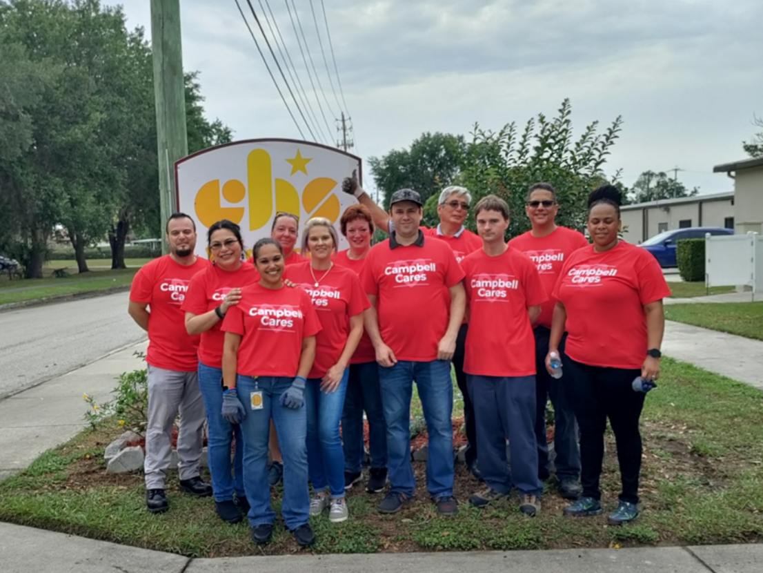 Lakeland team poses outside of CHS