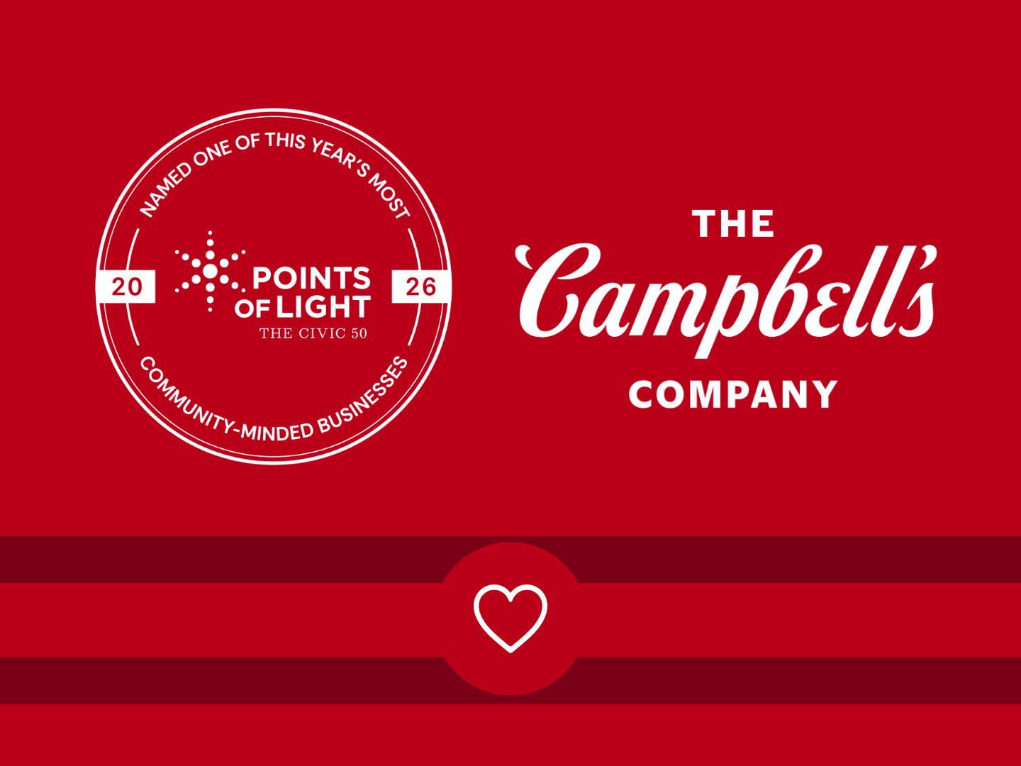 The Civic 50 honors The Campbells Company